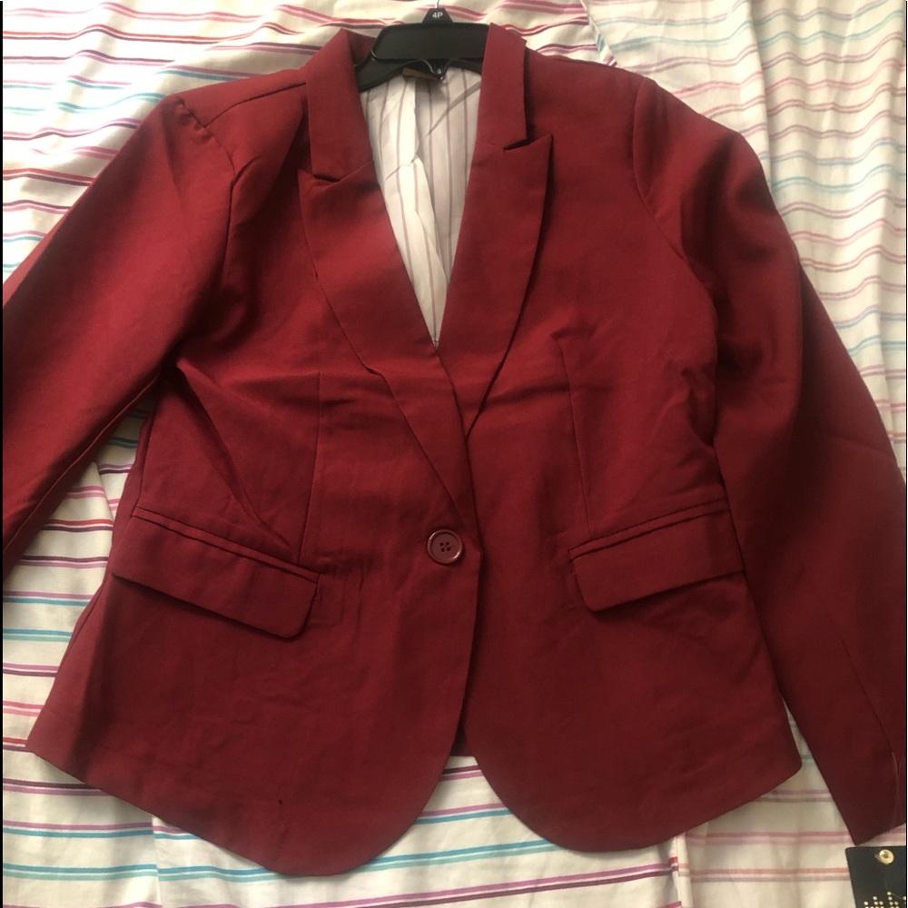 Red blazer